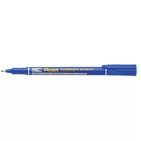 Alkoholos marker, 0,5 mm, PENTEL "NF450", kék