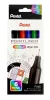 Tűfilc készlet, 0,4 mm, PENTEL "Pointliner", 6 különböző szín