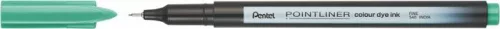 Tűfilc, 0,4 mm, PENTEL "Pointliner", tengerzöld