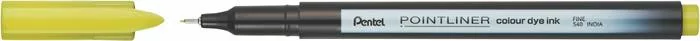 Tűfilc, 0,4 mm, PENTEL "Pointliner", limezöld