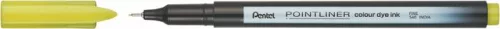 Tűfilc, 0,4 mm, PENTEL "Pointliner", limezöld