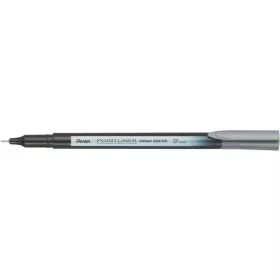 Tűfilc, 0,4 mm, PENTEL "Pointliner", szürke