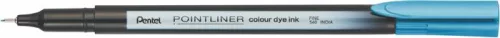 Tűfilc, 0,4 mm, PENTEL "Pointliner", türkizkék