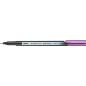 Tűfilc, 0,4 mm, PENTEL "Pointliner", mályvalila