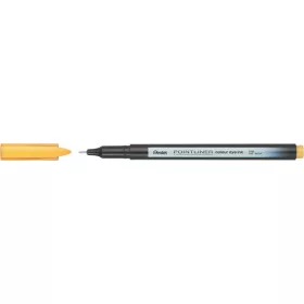 Tűfilc, 0,4 mm, PENTEL "Pointliner", okkersárga