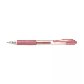   Zseléstoll, 0,32 mm, nyomógombos, PILOT "G-2 Metallic", rózsaszín