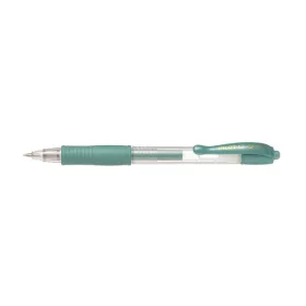   Zseléstoll, 0,32 mm, nyomógombos, PILOT "G-2 Metallic", zöld