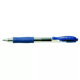  Zseléstoll, 0,25 mm, nyomógombos, PILOT "G-2", kék