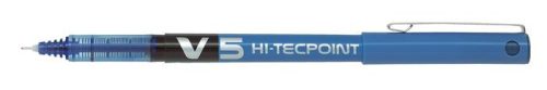 Rollertoll, 0,3 mm, tűhegyű, kupakos, PILOT "Hi-Tecpoint V5", kék