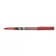 Rollertoll, 0,3 mm, tűhegyű, kupakos, PILOT "Hi-Tecpoint V5", piros