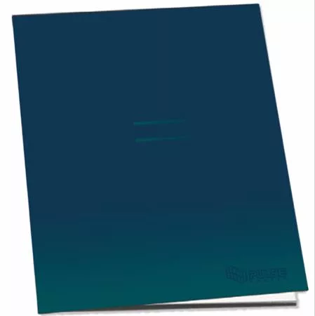 Füzet, tűzött, A5, vonalas, 52 lap, PULSE "Dark Colours"