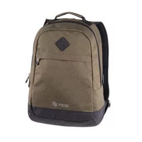   Hátizsák, notebook tartóval, PULSE "Bicolor Olive", zöld
