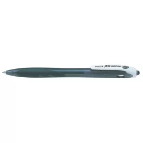   Golyóstoll, 0,22 mm, nyomógombos, PILOT "Rexgrip", fekete