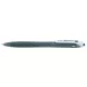 Golyóstoll, 0,22 mm, nyomógombos, PILOT "Rexgrip", fekete