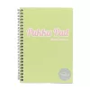 Spirálfüzet, A5, vonalas, 100 lap, PUKKA PAD "Pastel Jotta Pad", vegyes szín