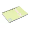 Spirálfüzet, A5, vonalas, 100 lap, PUKKA PAD "Pastel Jotta Pad", vegyes szín