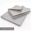 Boríték, C6, enyvezett, PUKKA PAD "Silver", ezüst
