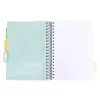 Spirálfüzet, B5, PUKKA PAD "Study book", szürke