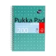 Spirálfüzet, A5, vonalas, 100 lap, PUKKA PAD, "Metallic Jotta"