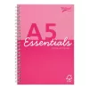 Spirálfüzet, A5, vonalas, 80 lap, PUKKA PAD "Unipad Essentials Jotta", vegyes