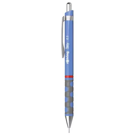 Nyomósirón, 0,5 mm, ROTRING "Tikky", íriszkék