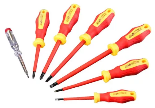 Csavarhúzó készlet, 6+1 darabos, FISCHER DAREX