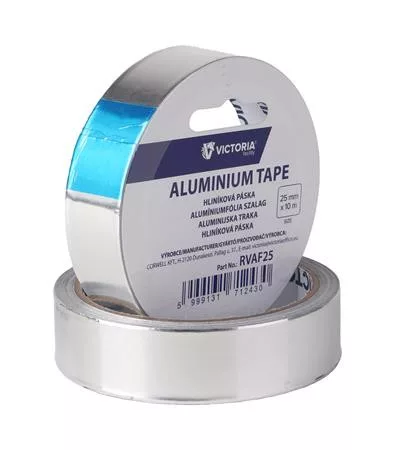 Alumíniumfólia szalag, 25 mm x 10 m, VICTORIA FACILITY