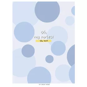   Füzet, tűzött, A5, kockás, 48 lap, SHKOLYARYK "Oh my notes", vegyes