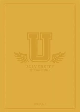 Füzet, tűzött, A5, kockás, 60 lap, SHKOLYARYK "University International", vegyes