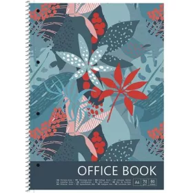   Spirálfüzet, A4+, vonalas, 80 lap, SHKOLYARYK "Forest", vegyes