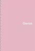 Spirálfüzet, A5, kockás, 80 lap, PP borító, SHKOLYARYK "Genius Pastel", vegyes