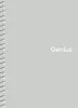 Spirálfüzet, A6, kockás, 80 lap, PP borító, SHKOLYARYK "Genius Pastel", vegyes