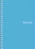 Spirálfüzet, A6, kockás, 80 lap, PP borító, SHKOLYARYK "Genius", vegyes