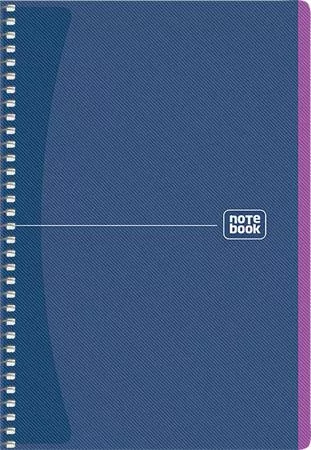 Spirálfüzet, A5, kockás, 80 lap, SHKOLYARYK "Notebook", vegyes