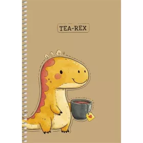   Spirálfüzet, A5, sima, 96 lap, SHKOLYARYK, állatok, vegyes