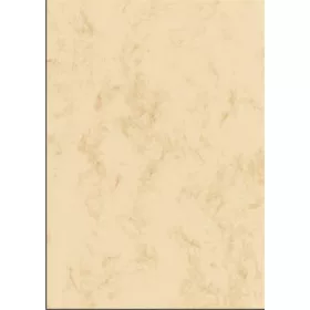   Előnyomott papír, kétoldalas, A4, 200 g, SIGEL, bézs, márványos