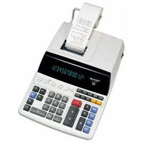   Számológép, szalagos, 12 számjegy, 2 színű nyomtató, SHARP "EL-2607LG"