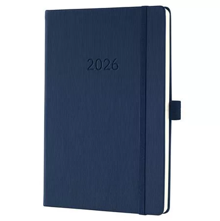 Naptár, A5, heti, 2026, kemény borító, SIGEL "Conceptum", éjkék