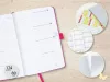Naptár, A5, heti, 2026, kemény borító, SIGEL "Jolie", Mystic Mauve