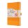 Jegyzetfüzet, exkluzív, 135x203 mm, vonalas, 87 lap, keményfedeles, SIGEL "Jolie", mangó narancs