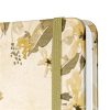Jegyzetfüzet, exkluzív, 95x150 mm, vonalas, 87 lap, keményfedeles, SIGEL "Jolie", Loose Florals Olive