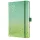 Jegyzetfüzet, exkluzív, 135x203 mm, vonalas, 87 lap, keményfedeles, SIGEL "Jolie" Butterfly Confetti, lime
