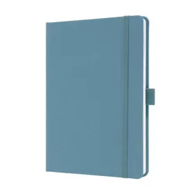   Jegyzetfüzet, exkluzív, A5, vonalas, 96 lap, keményfedeles, SIGEL "Jolie", porkék