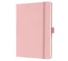 Jegyzetfüzet, exkluzív, A5, vonalas, 96 lap, keményfedeles, SIGEL "Jolie", világos rózsaszín