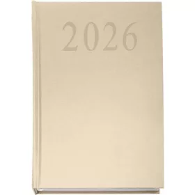 Naptár, tervező, A5, napi, 2027, bézs
