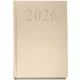 Naptár, tervező, A5, napi, 2027, bézs