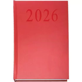 Naptár, tervező, A5, napi, 2027, bordó