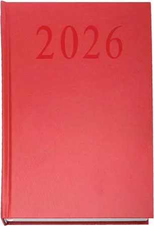 Naptár, tervező, A5, napi, 2027, bordó