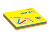 Öntapadó jegyzettömb, 76x76 mm, 100 lap, STICK N "Magic Pad" neon színek