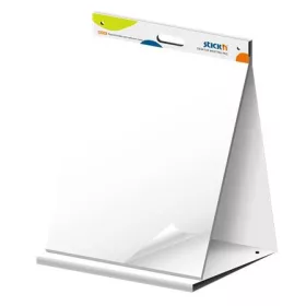   Asztali flipchart tömb, öntapadó, 584x508 mm, 20 lap, STICK N, fehér